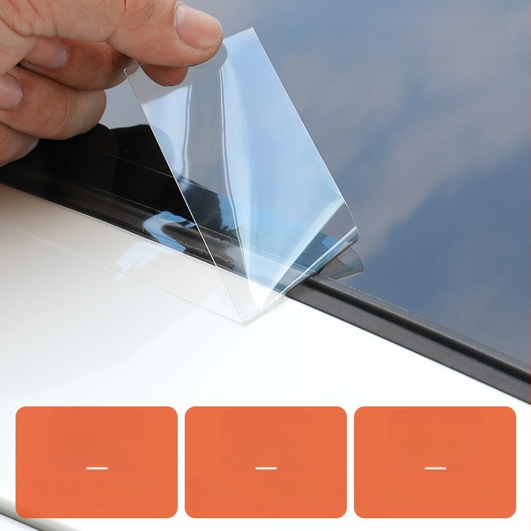 Panoraminio stogo sandarinimo lipdukas, atsparus vandeniui, su nano klijais, 0.5 mm storis, universalus suderinamumas, galimas pritaikymas