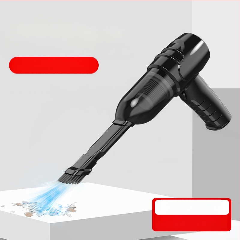Rokas bezvadu putekļu sūcējs automašīnām un mājai ar brushless motoru; 7.4V/12V, 90W, 9000Pa, uzlāde, 350 cm kabelis