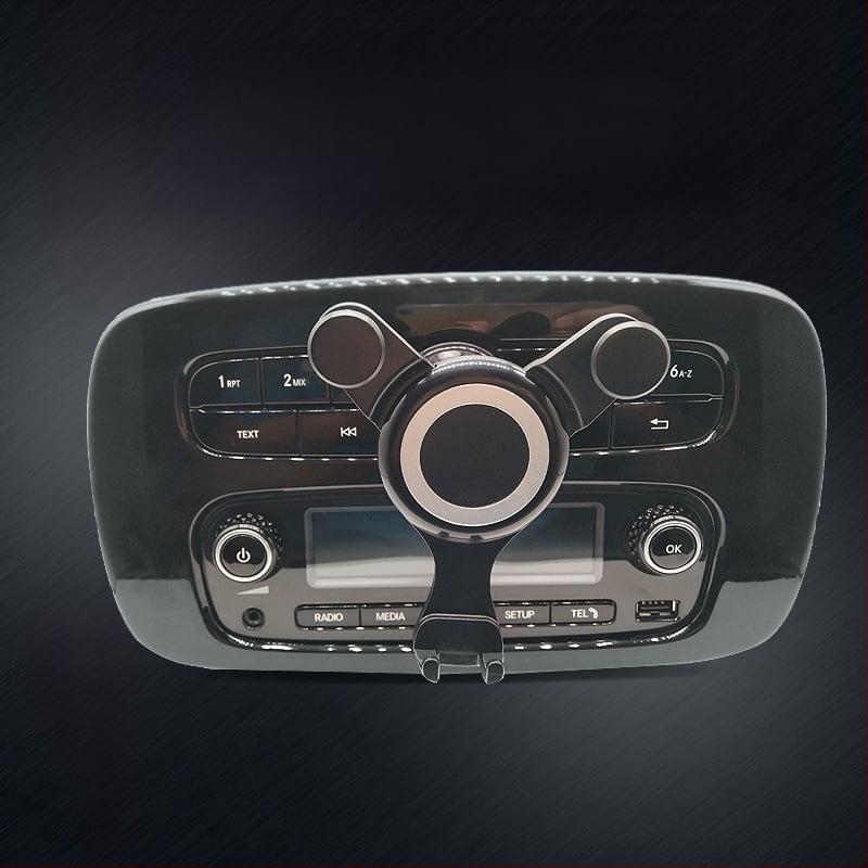 Suport auto pentru telefon cu gravitație – montaj ascuns în conducta de ventilație, Model 06, compatibil universal, opțiuni de personalizare