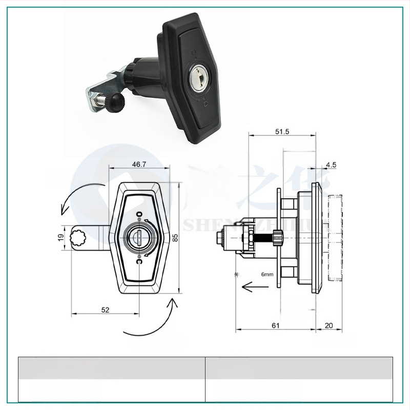 Durų spyna - Cumulative Step 263, universalus naudojimas, numatytasis medžiaga, palaiko privatų ženklą