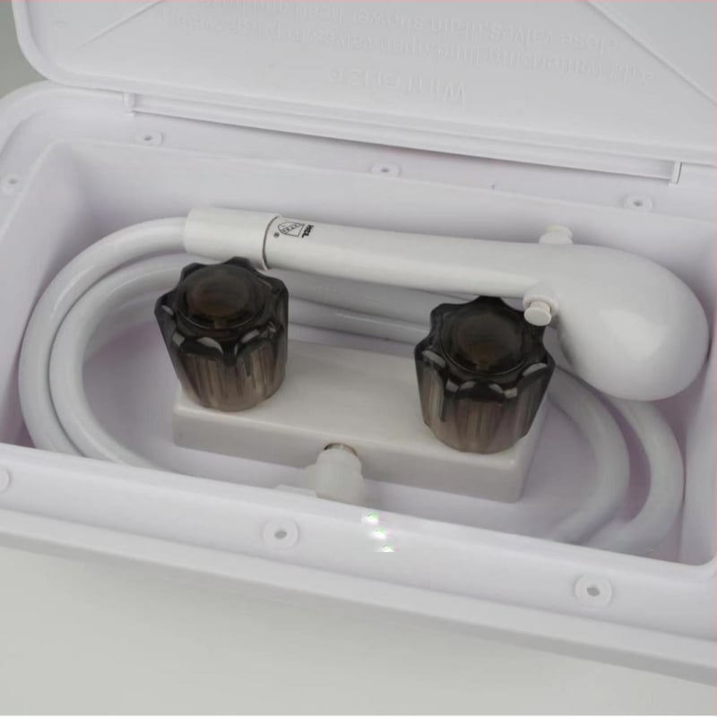 Set tuša za vanjsku RV – prijenosna kupaonica, ABS, injekcijsko brizganje, mehanička montaža