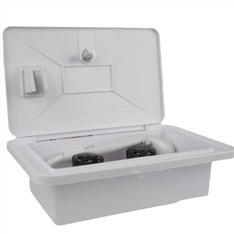 Set tuša za vanjsku RV – prijenosna kupaonica, ABS, injekcijsko brizganje, mehanička montaža