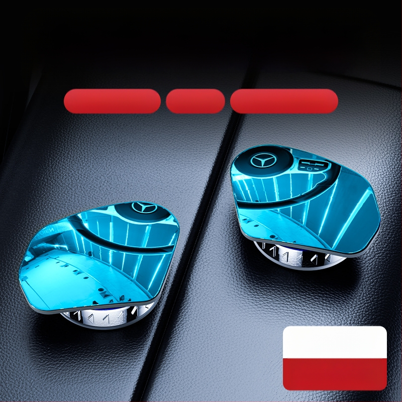 Автомобилно задно огледало – кръгло, помощ за слепи зони, 360° широкоъгълно виждане, монтаж с вакуумна присоска