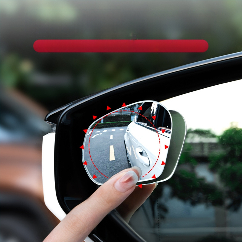 Автомобилно задно огледало – кръгло, помощ за слепи зони, 360° широкоъгълно виждане, монтаж с вакуумна присоска