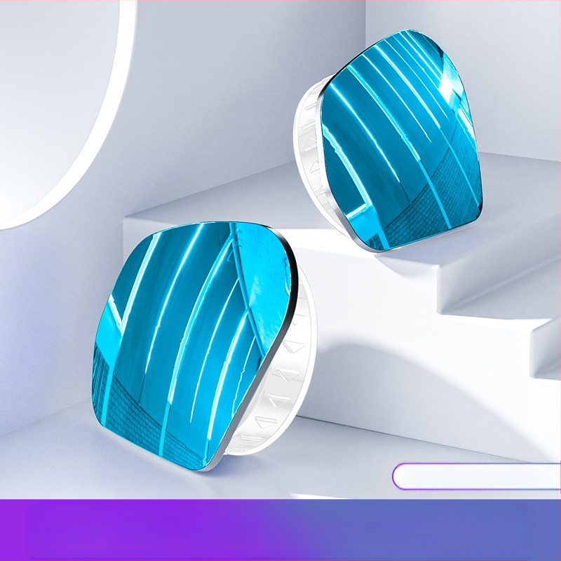 Автомобилно задно огледало – кръгло, помощ за слепи зони, 360° широкоъгълно виждане, монтаж с вакуумна присоска