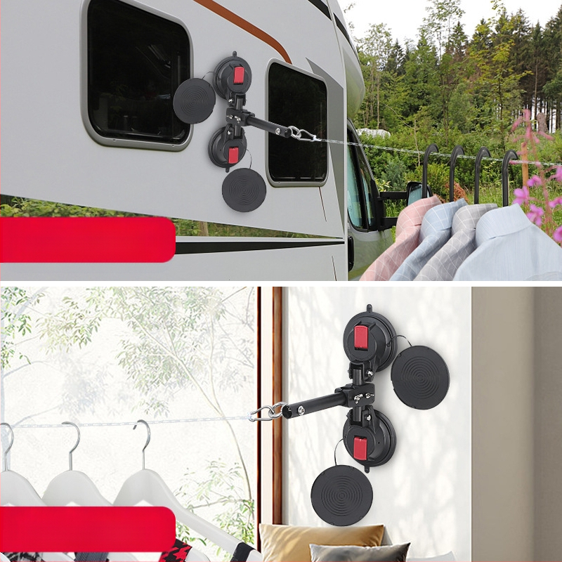 Camping River kempera drēbju žāvētājs ar vakuuma kausu – plastmasa/alumīnija sakausējums