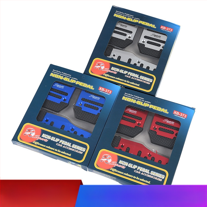 Automobilio pedalo komplektas – neslidūs aliuminio lydinio pedalai mechaninei pavarų dėžei, universalus suderinamumas, Jiachangqi