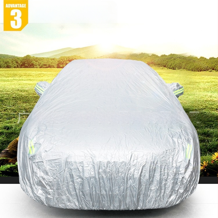 Automobilio dangtis sedanui, SUV ir pikapui su atšvaitinėmis juostelėmis ir nuo saulės apsaugine medžiaga; prekės ženklas yilushun; medžiaga: Kita; Pritaikymas: Taip; Pritaikomi modeliai: pagal dydį