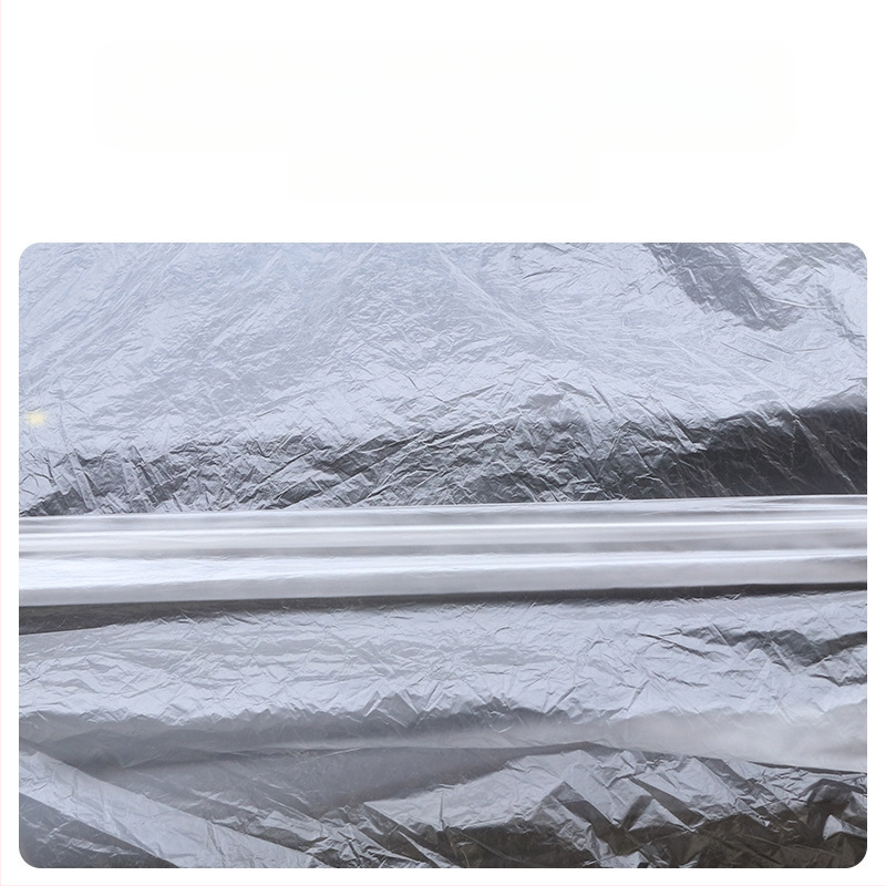 Vienkartinis automobilio dangtis universalus, UV apsauga, atsparus vandeniui ir dulėms, skaidrus plastikas, su gumos juosta, pritaikomas