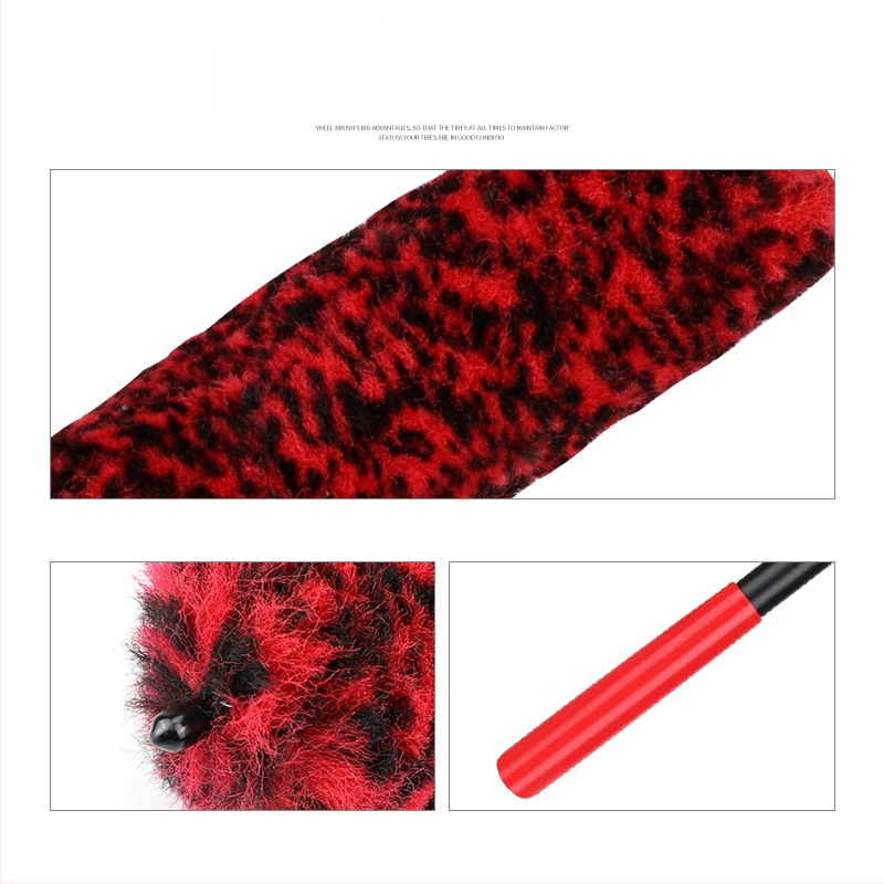 Automobilio rato hubo valymo šepetys pluoštas – trijų dalių komplektas, PU pluoštas, prekės ženklas Shili`s House, kodas Ah–jd–011