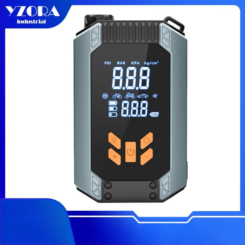 Automobilio užkūrimo įrenginys su įmontuotu oro pūtimo siurbliu ir USB įkrovimu, 14.8 V, 8 A, 30 L/min, Type-C įvestis