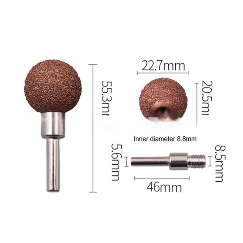 Šlifavimo galvutė padangų remontui automobiliams – volframo plienos diskas + lydinio strypas; Prekė Benefit