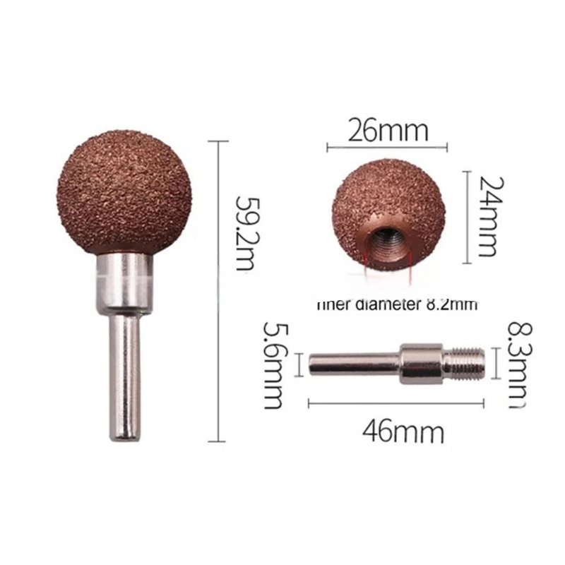 Šlifavimo galvutė padangų remontui automobiliams – volframo plienos diskas + lydinio strypas; Prekė Benefit