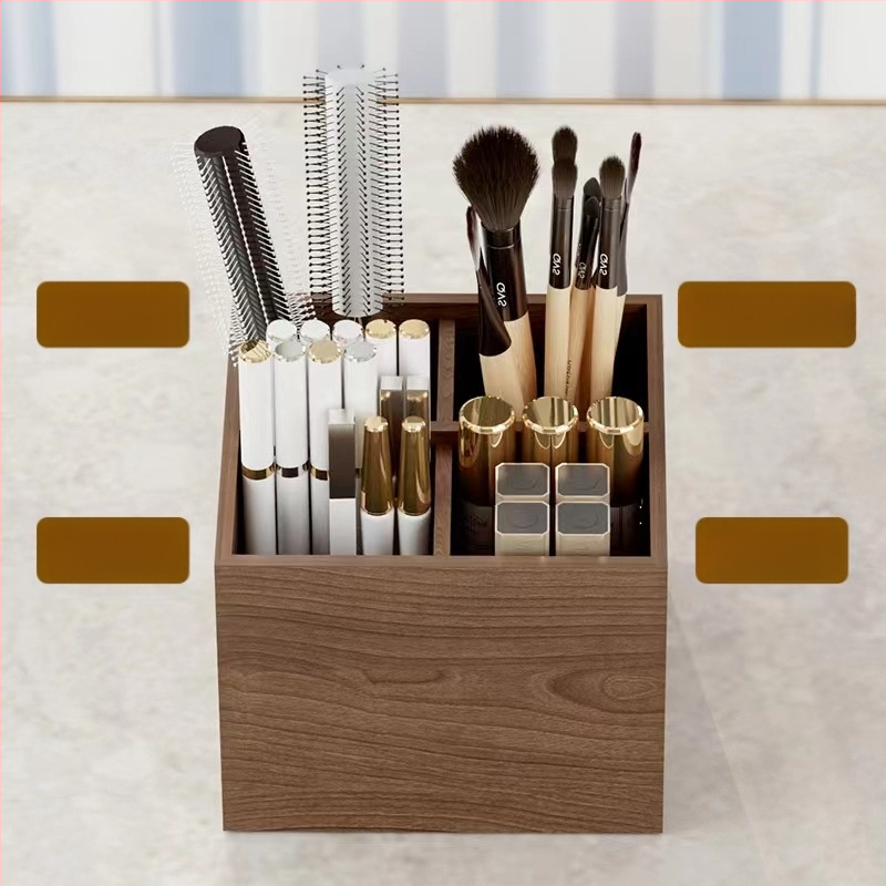 Masinio medžio kosmetikos saugykla – Bestar, spausdintas logotipas, pritaikymas apdorojimui, retro stilius, pristatyta 2016 m.