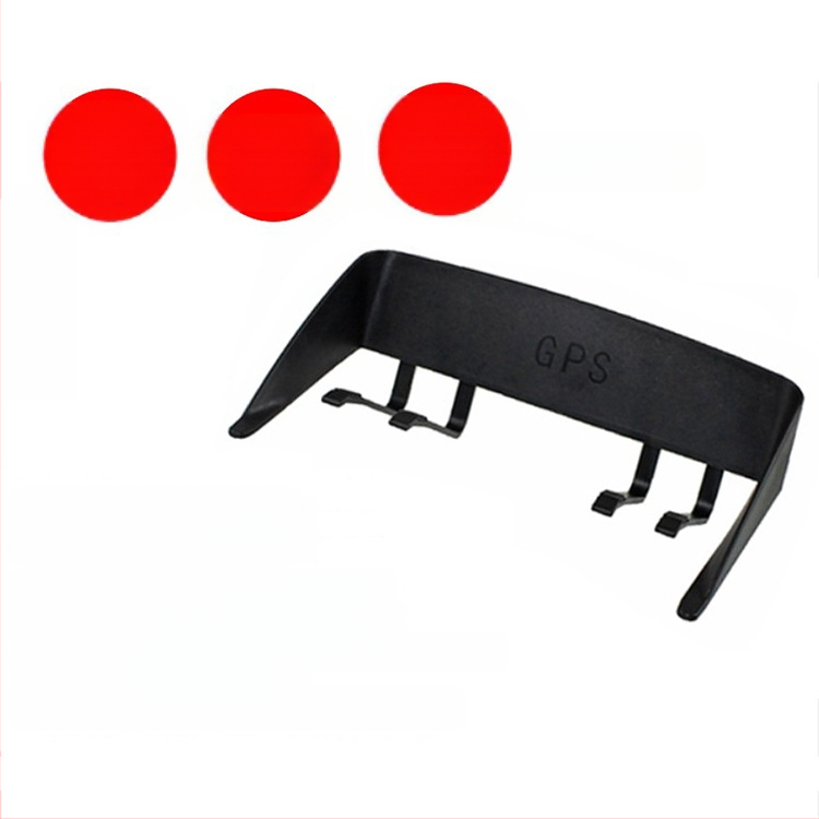 Glareshield pre GPS navigáciu, kompatibilný s 7-palcovým tabletom, ABS materiál, určený na vnútorné použitie v aute, podpora prispôsobenia