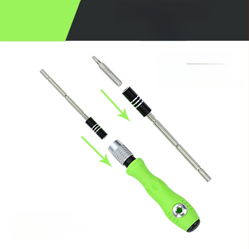 32-u 1 višenamjenski precizni odvijač set za demontažu i popravak mobitela, Cr_V krom-vanadijska čeli, magnetske glave, PP+TPR držač, križni vrh