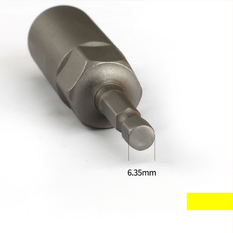 Set od 6 vanjskih šesterokutnih utičnica, 80 mm duljine, krom-vanadij čelik, metrički standard