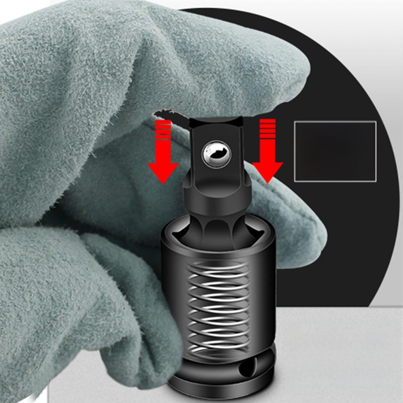 Univerzalni zglobni adapter za utičnicu za pneumatijski/električni odvijač, 360° rotacija; materijal: kromomolibden čelik; površinska obrada: kromiranje; težina: 170; marka: Other