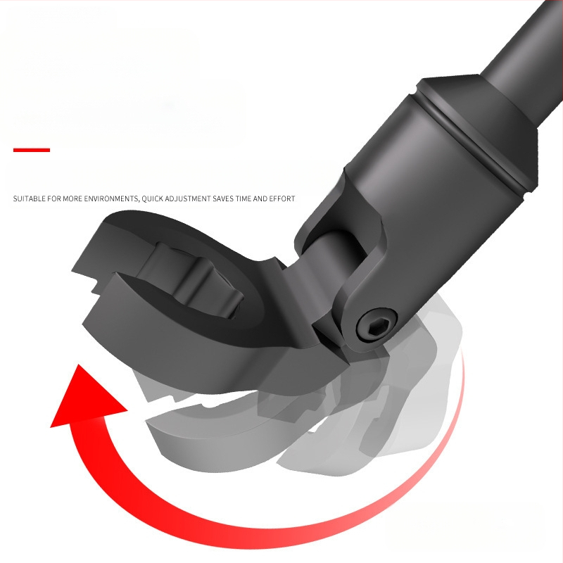 Univerzalni ključ za uljnu cijev s fleksibilnom glavom i otvorom za auto popravak; čelik Cr-V, fosfatni premaz, težina 2.0 kg