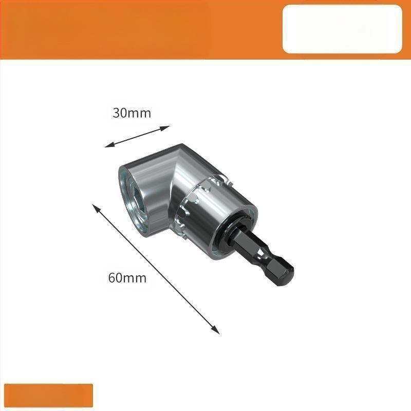 Universali kampinė atsuktuvo bit galvutė, modelis bit corner, medžiaga SUJ2, universalus taikymas, be apdirbimo