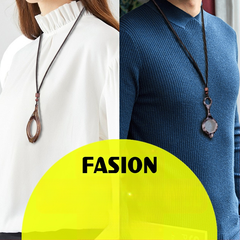 Skaitymo akiniai, sulankstomi, lengvi, pakabinti ant kaklo, pilno rėmo