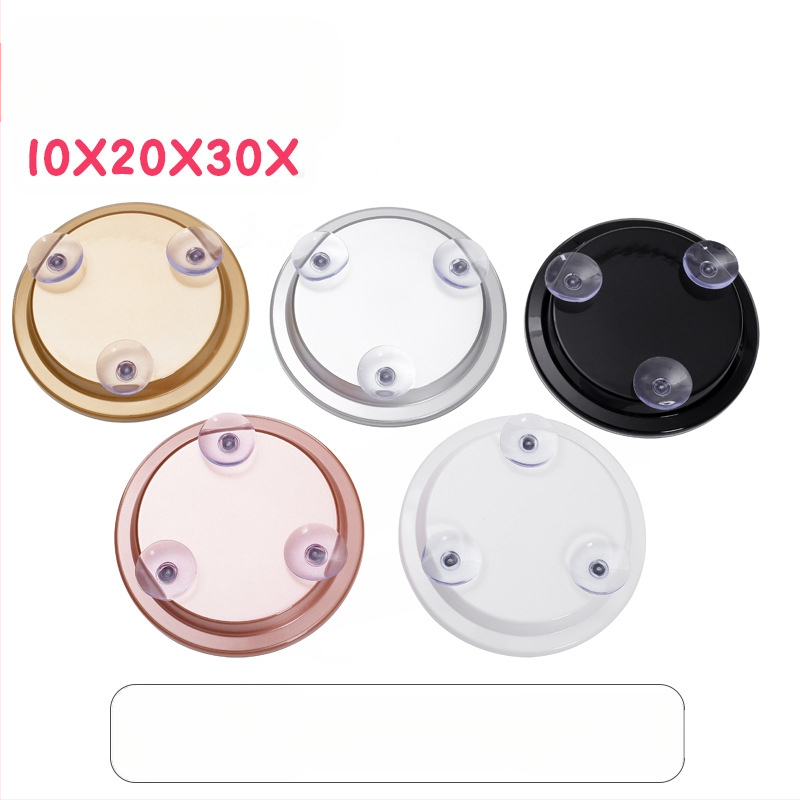 Κοσμητικό καθρέπτης με μεγέθυνση 3x, 5x, 7x, 10x, 20x, 30x; φορητός; με τρεις αναρροφητήρες για μπάνιο