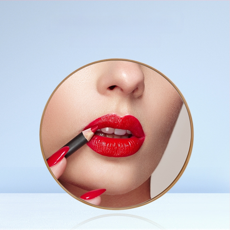 Κοσμητικό καθρέπτης με μεγέθυνση 3x, 5x, 7x, 10x, 20x, 30x; φορητός; με τρεις αναρροφητήρες για μπάνιο