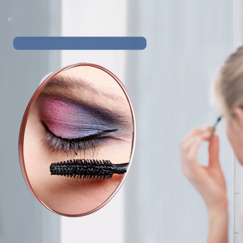 Κοσμητικό καθρέπτης με μεγέθυνση 3x, 5x, 7x, 10x, 20x, 30x; φορητός; με τρεις αναρροφητήρες για μπάνιο