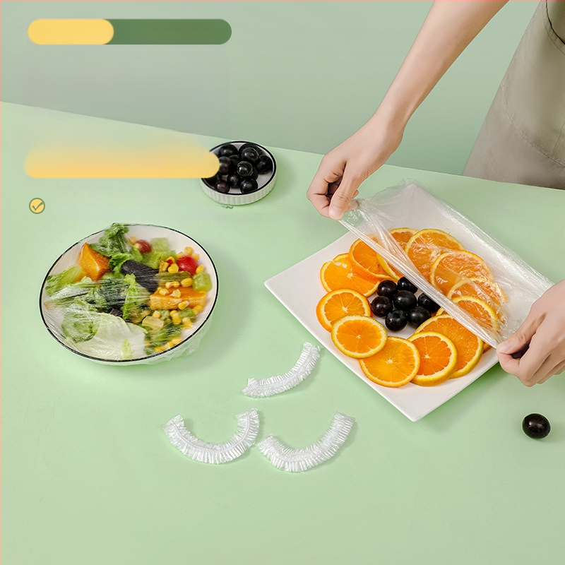 Еднократна покривалка за свежо съхранение на остатъци, PE, -60°C до 140°C, проста опаковка, 1 брой