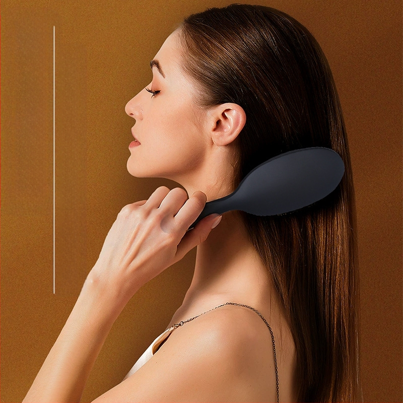 Χτένα με ωοειδή πλάκα από ABS, με αερόμαξιλάρι και μασάζ στο τριχωτό της κεφαλής