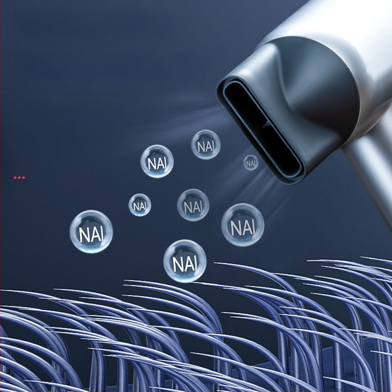 Plaukų džiovintuvas su neigiamais jonais, be šepetėlių variklio, 1600 W, 220 V, koncentratoriaus antgalis (RW925)