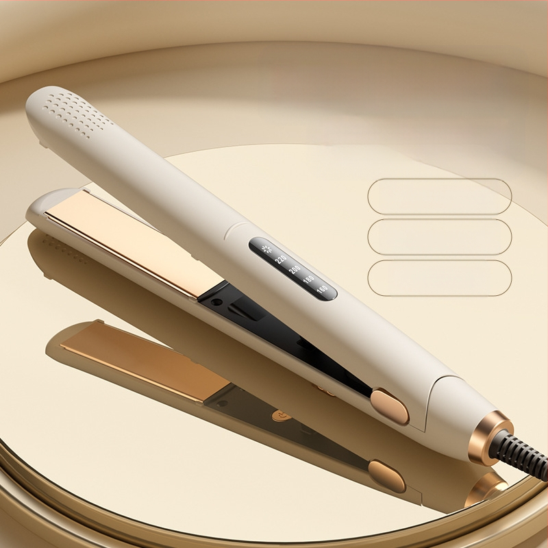 Divfunkcionāls keramikas matu veidošanas un taisnošanas instruments ar LCD displeju, daudzlīmeņu temperatūras regulēšana, 35W, 220V