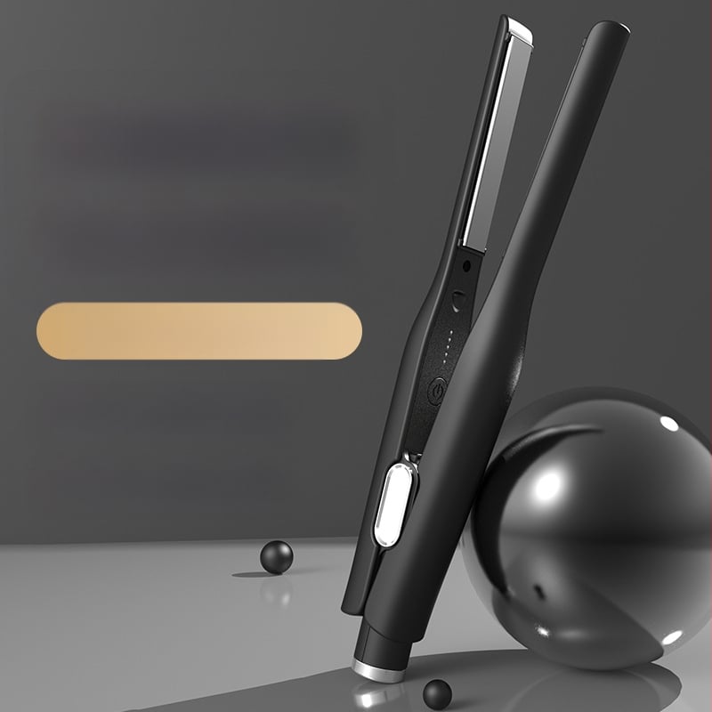 Dubultfunkcionāla elektriskā matu taisnošana un lokēšanas ierīce ar turmalīna keramikas plāksnēm, negatīvā jonu tehnoloģija, 10 pakāpju temperatūras kontrole, vads