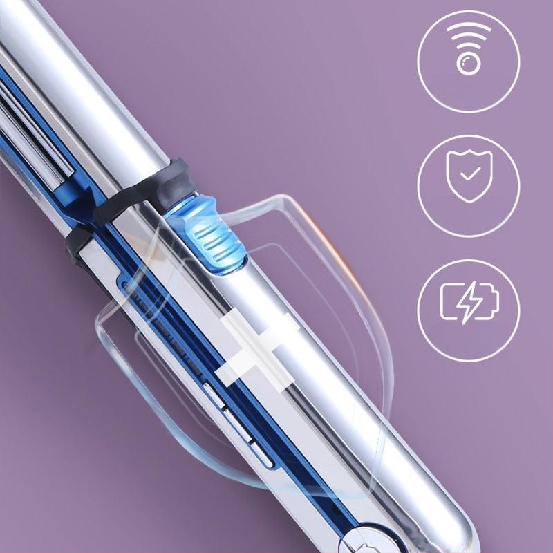Dubultfunkcionāla matu lokšķēre un gludināšanas iekārta — keramiska apkures elements, siltuma vadītāja diametrs mazāks par 15 mm, 15 temperatūras līmeņi, 350 W, 127–220 V