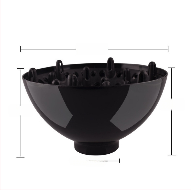 Plaukų džiovintuvo gaubtas salonui su nailono korpusu, brushless variklis, 3 oro srauto greičiai, triukšmas iki 36 dB