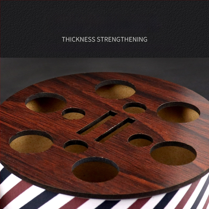 Frizieru instrumentu uzglabāšanas kārba ar neslīdošu pamatu – retro personalizēts dizains šķērēm un ķemmēm