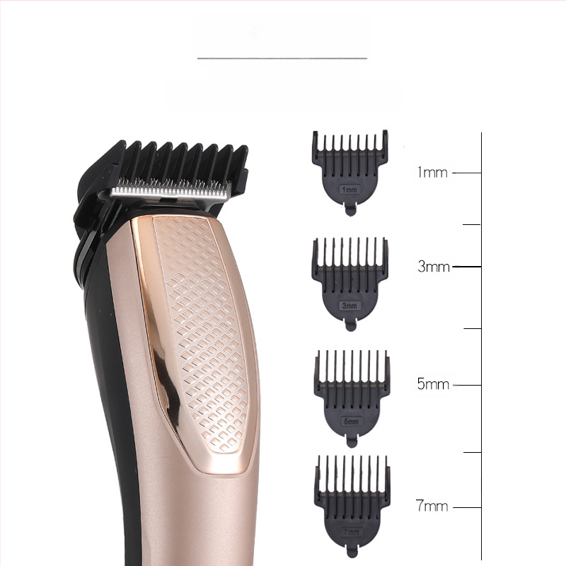 Elektriska matu griezējs mājas lietošanai, uzlādāms, modelis AT-1210, nerūsējošā tērauda griešanas galva, piemērots pieaugušajiem un bērniem