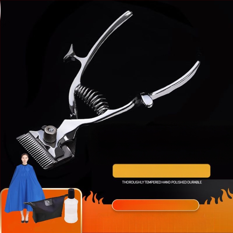 Χειροκίνητο Κουρευτικό Μαλλιών για Οικιακή Χρήση — Χαμηλός Θόρυβος, Ρετρό Στυλ Κομμωτικής, Guizaki