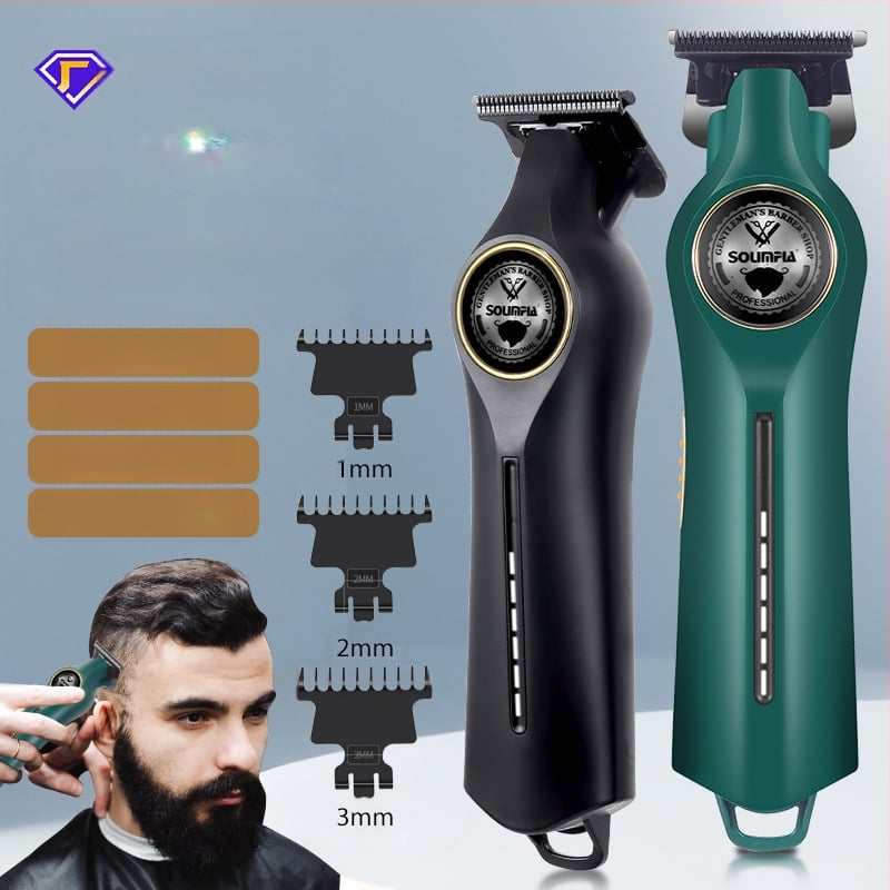 SOLIMPIA Pievienojams matu griezējs ar titāna sakausējuma asmeni, noņemama un mazgājama asmens, baterijas darbības laiks 1–3 stundas, ūdensdrošs, klusums 36–45 dB