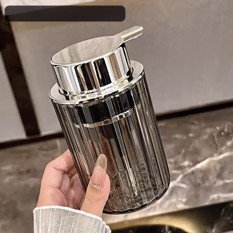 Putų dozavimo buteliukas su dangteliu; medžiaga: PET/ABS/silikonas; pakuotė: 75 vnt.; spausdintas logotipas: Taip; įteisintos privatūs prekiniai ženklai: Taip