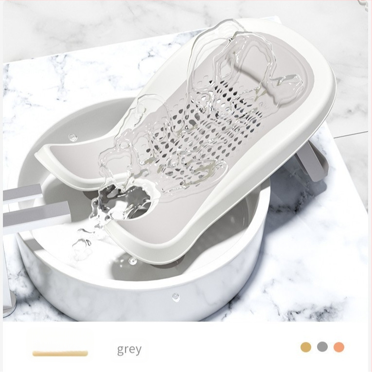 Φορητή βάση μπάνιου για νεογέννητα μωρά — στήριξη για καθίσμα και ύπνο, πλαστικό, Le cute bear