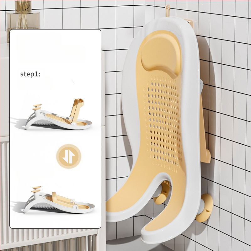 Φορητή βάση μπάνιου για νεογέννητα μωρά — στήριξη για καθίσμα και ύπνο, πλαστικό, Le cute bear