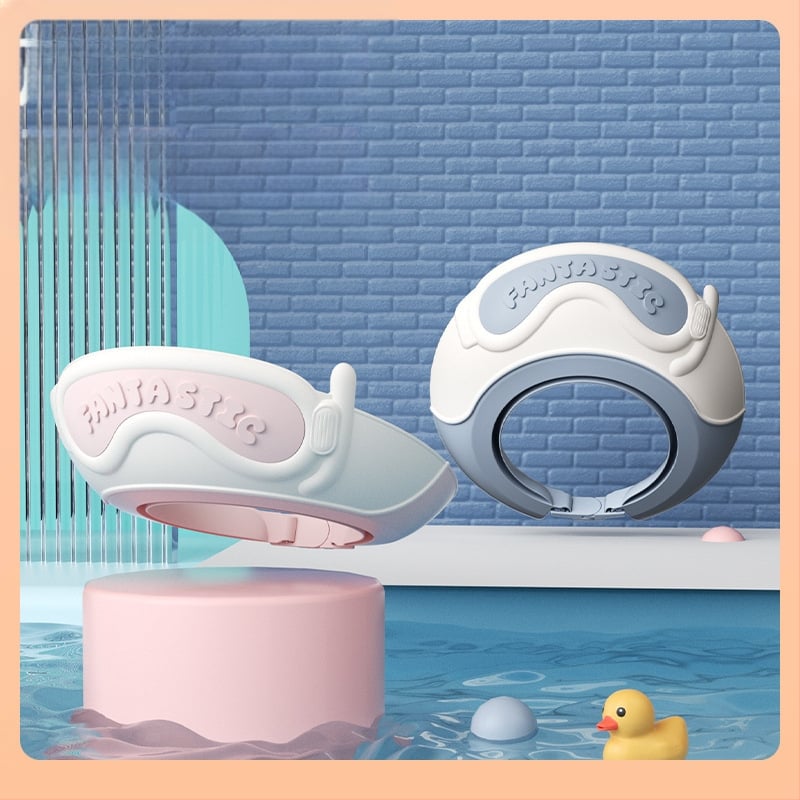 Kūdikių šampūno kepurė su akių ir ausų apsauga, atspari vandeniui, reguliuojama, PP medžiaga, Taizhou kilmė