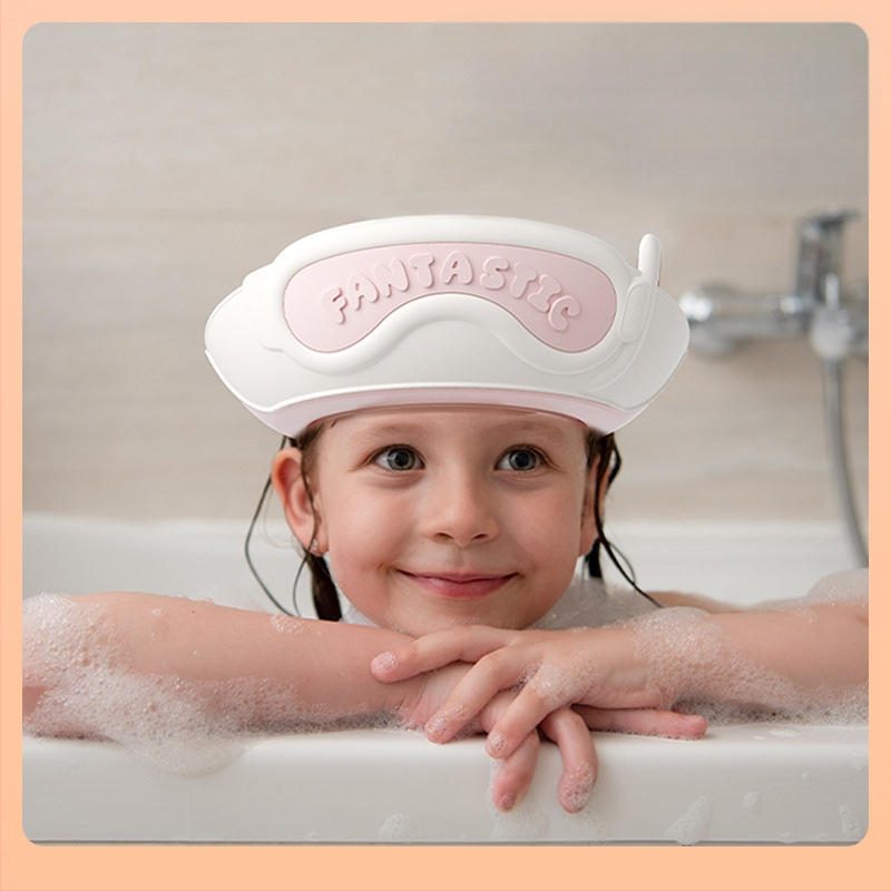 Kūdikių šampūno kepurė su akių ir ausų apsauga, atspari vandeniui, reguliuojama, PP medžiaga, Taizhou kilmė