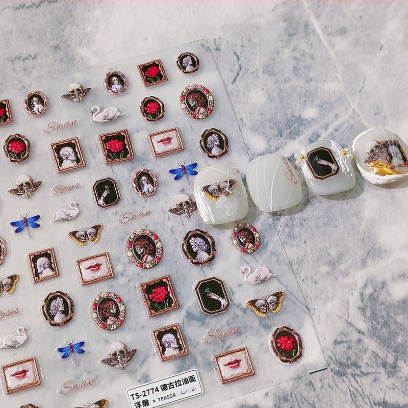 Nagu lipdukas su reljefiniu raštu | PET medžiaga | TENSOR – naujoji technologija