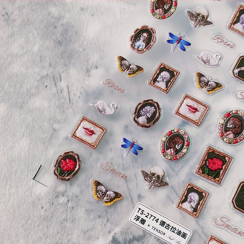 Nagu lipdukas su reljefiniu raštu | PET medžiaga | TENSOR – naujoji technologija