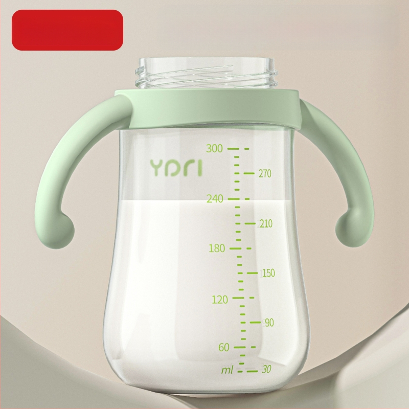 Μπιμπερό με χειρολαβή, ευρύ στόμιο, σχήματος κολοκύθας, λογότυπο εκτυπωμένο, πακέτο 72 τεμάχια