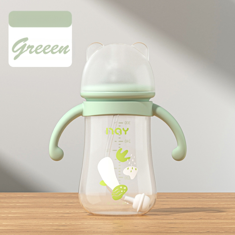 Μπιμπερό με χειρολαβή, ευρύ στόμιο, σχήματος κολοκύθας, λογότυπο εκτυπωμένο, πακέτο 72 τεμάχια