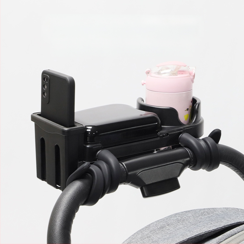 Tavă de masă pentru căruciorul de bebeluși cu suport universal pentru pahar, placă ABS – piese GODMY