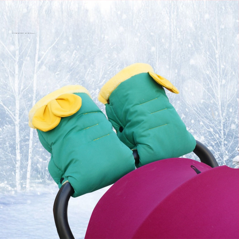 Anteyou ziemas bērnu ratu cimdi - silti, vēja izturīgi un ūdensizturīgi, ar French brushed materiālu